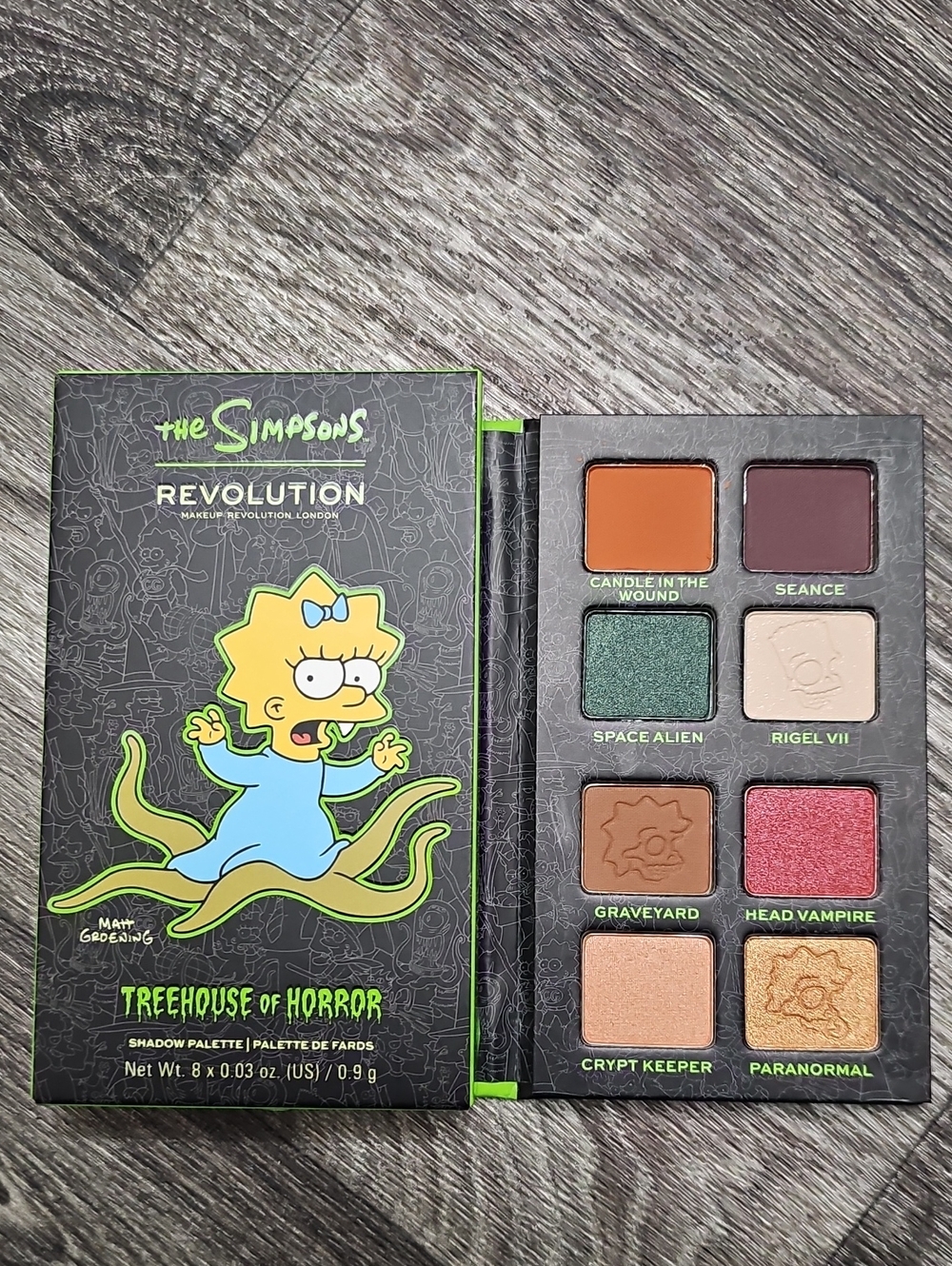 Revolution The Simpsons Treehouse of Horror Eyeshadow Palette -